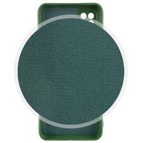 Чохол Epik Silicone Cover Lakshmi Full Camera (A) Xiaomi Poco C40 Зелений / Dark green фото №3