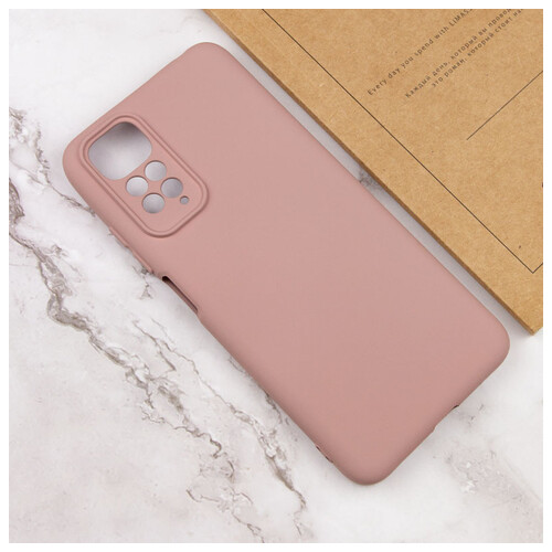 Чохол Epik Silicone Cover Lakshmi Full Camera (A) Xiaomi Redmi 10 Рожевий / Pink Sand фото №4