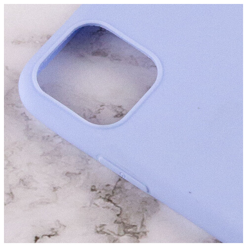 Силиконовый чехол Epik Candy Apple iPhone 14 Plus (6.7) Голубой / Lilac Blue фото №3