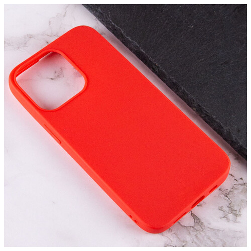 Силіконовий чохол Epik Candy Apple iPhone 14 Pro (6.1) Червоний фото №3