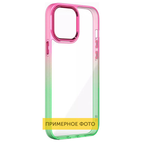 Чохол Epik TPU PC Fresh sip series Samsung Galaxy M53 5G Салатовий / Рожевий фото №1
