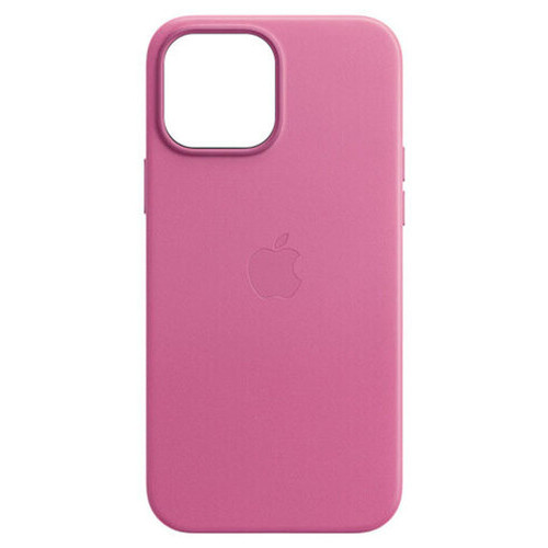 Шкіряний чохол Epik Leather Case (AA Plus) з MagSafe Apple iPhone 12 Pro / 12 (6.1) Pollen фото №1
