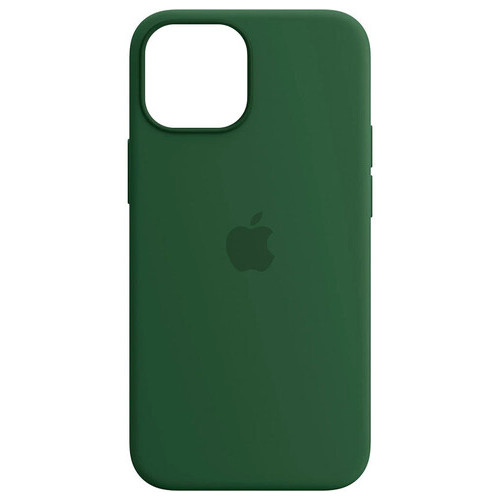 Шкіряний чохол Epik Leather Case (AA Plus) з MagSafe Apple iPhone 13 Pro Max (6.7) Shirt Green фото №1