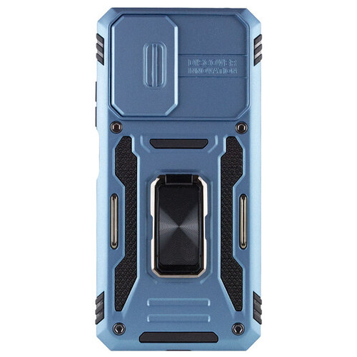 Удароміцний чохол Epik Camshield Army Ring Xiaomi Redmi 10 Блакитний / Light Blue фото №2