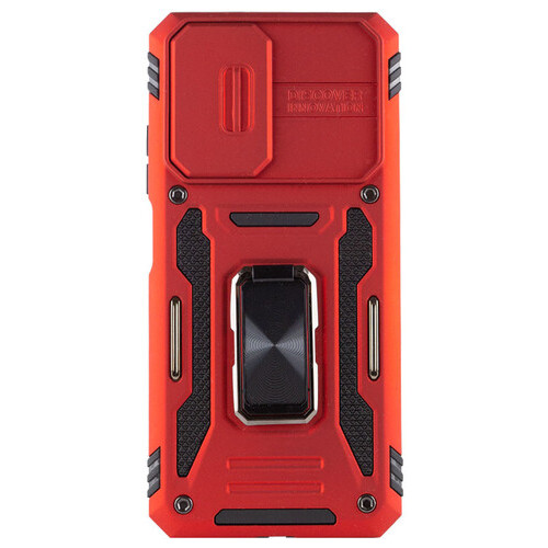 Удароміцний чохол Epik Camshield Army Ring Xiaomi Redmi 10 Червоний / Red фото №2