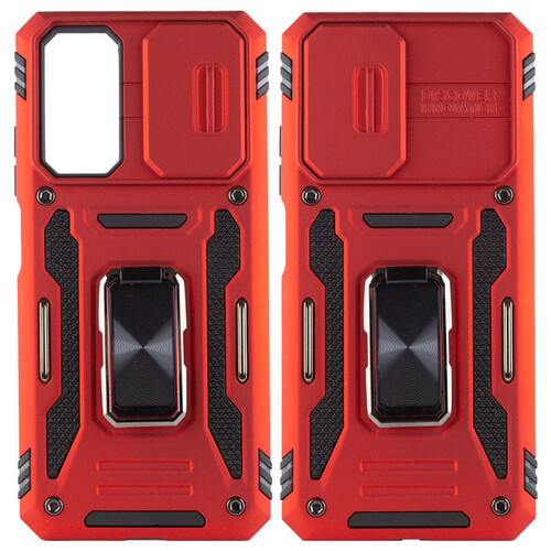 Удароміцний чохол Epik Camshield Army Ring Xiaomi Redmi 10 Червоний / Red фото №1