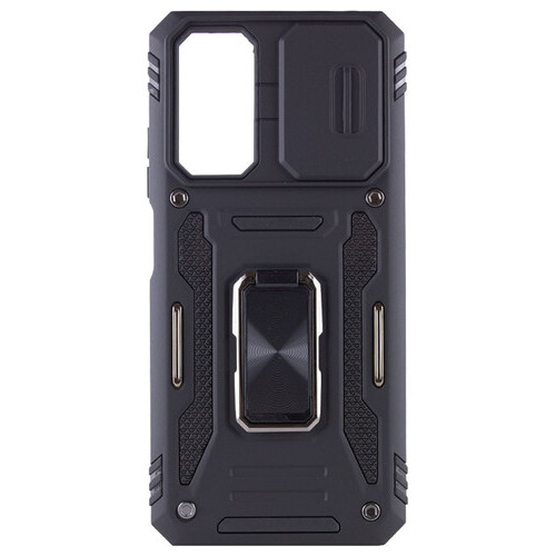 Удароміцний чохол Epik Camshield Army Ring Xiaomi Redmi 10 Чорний / Black фото №4