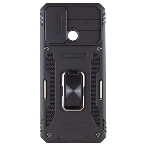 Удароміцний чохол Epik Camshield Army Ring Xiaomi Redmi 9C / 10A Чорний / Black фото №2