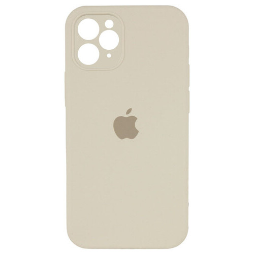 Чохол Epik Silicone Case Square Full Camera Protective (AA) Apple iPhone 11 Pro Max (6.5) Бежевий / Antigue White фото №1