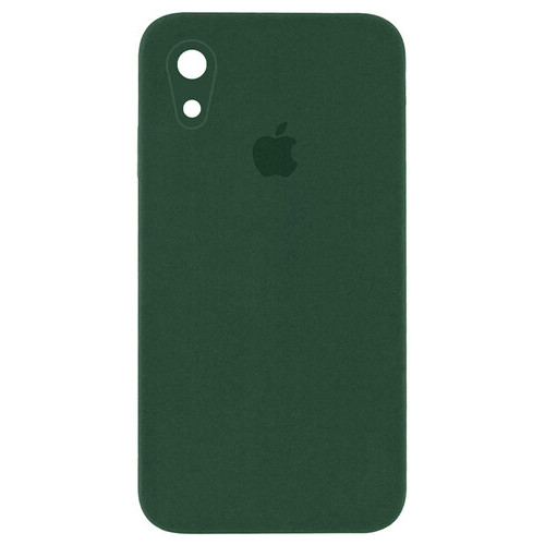 Чохол Epik Silicone Case Square Full Camera Protective (AA) Apple iPhone XR (6.1) Зелений / Cyprus Green фото №1