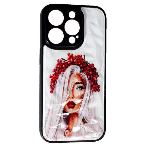 TPU PC чохол Epik Prisma Ladies Apple iPhone 14 Pro (6.1) Ukrainian Girl фото №1