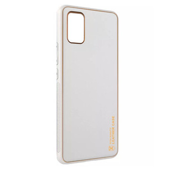 Кожаный чехол Epik Xshield Samsung Galaxy A04s Белый / White фото №1