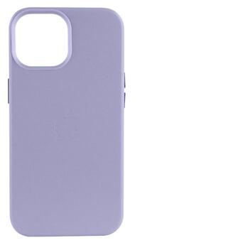 Шкіряний чохол Epik Leather Case (AAA) with MagSafe Apple iPhone 13 Pro Max (6.7) Wisteria фото №1