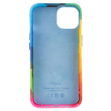 Шкіряний чохол Epik Colour Splash Apple iPhone 11 Pro (5.8) Red / Blue фото №4