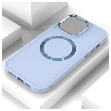 TPU чохол Epik Bonbon Metal Style with MagSafe Apple iPhone 13 (6.1) Блакитний / Mist Blue фото №2
