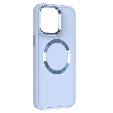 TPU чохол Epik Bonbon Metal Style with MagSafe Apple iPhone 13 (6.1) Блакитний / Mist Blue фото №1