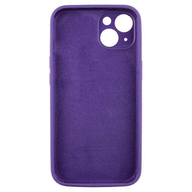 Чохол Epik Silicone Case Full Camera Protective (AA) Apple iPhone 14 (6.1) Фіолетовий / Amethyst фото №4