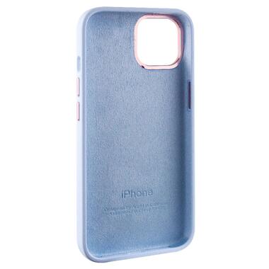Чохол Epik Silicone Case Metal Buttons (AA) Apple iPhone 12 Pro / 12 (6.1) Блакитний / Cloud Blue фото №6