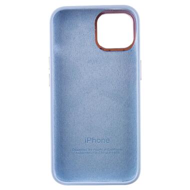 Чохол Epik Silicone Case Metal Buttons (AA) Apple iPhone 12 Pro / 12 (6.1) Блакитний / Cloud Blue фото №4