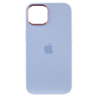 Чохол Epik Silicone Case Metal Buttons (AA) Apple iPhone 12 Pro / 12 (6.1) Блакитний / Cloud Blue фото №2