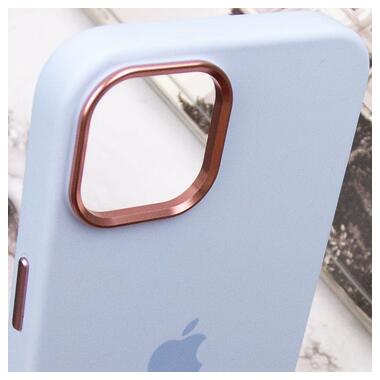 Чохол Epik Silicone Case Metal Buttons (AA) Apple iPhone 12 Pro / 12 (6.1) Блакитний / Cloud Blue фото №8