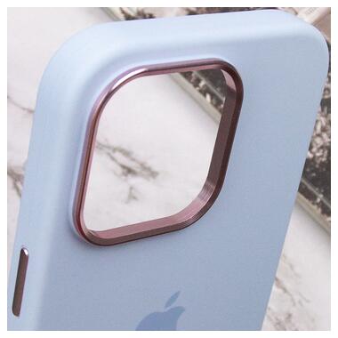 Чохол Epik Silicone Case Metal Buttons (AA) Apple iPhone 13 Pro (6.1) Блакитний / Cloud Blue фото №8
