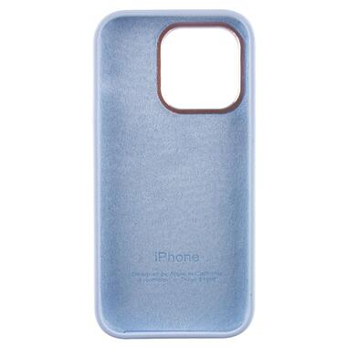 Чохол Epik Silicone Case Metal Buttons (AA) Apple iPhone 13 Pro (6.1) Блакитний / Cloud Blue фото №4