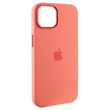 Чохол Epik Silicone Case Metal Buttons (AA) Apple iPhone 12 Pro / 12 (6.1) Рожевий / Pink Pomelo фото №1