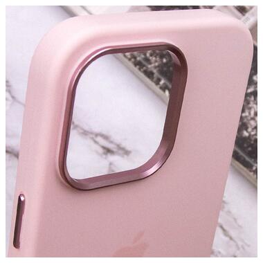 Чохол Epik Silicone Case Metal Buttons (AA) Apple iPhone 13 Pro Max (6.7) Рожевий / Chalk Pink фото №8