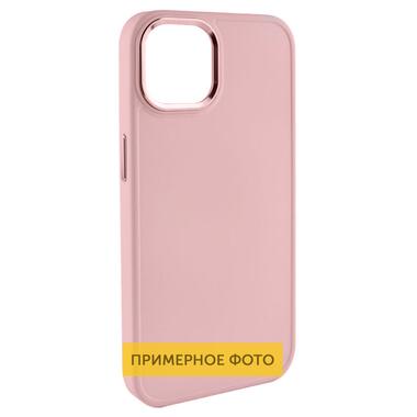 Шкіряний чохол Epik Bonbon Leather Metal Style Samsung Galaxy S22+ Рожевий / Light pink фото №1