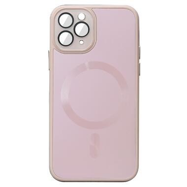 Чохол Epik TPU Glass Sapphire Midnight with MagSafe Apple iPhone 13 Pro (6.1) Рожевий / Pink Sand фото №1