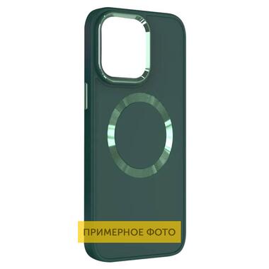 TPU чохол Epik Bonbon Metal Style with MagSafe OnePlus 9 Pro Зелений / Army Green Epik фото №1