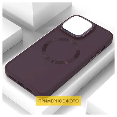 TPU чохол Epik Bonbon Metal Style with MagSafe OnePlus 9 Бордовий / Plum Epik фото №2