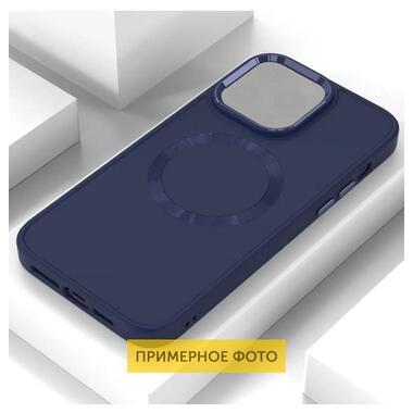 TPU чохол Epik Bonbon Metal Style with MagSafe Samsung Galaxy S21 Ultra Синий / Cosmos Blue Epik фото №2