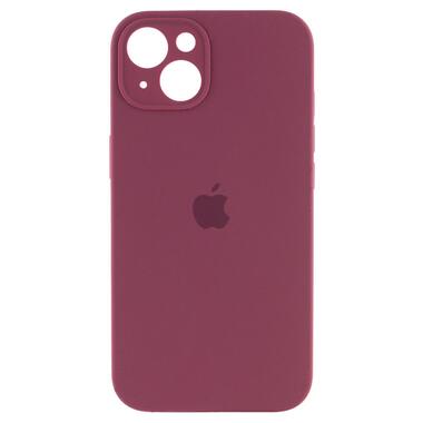 Чохол Epik Silicone Case Full Camera Protective (AA) Apple iPhone 15 Plus (6.7) Бордовий / Plum фото №1