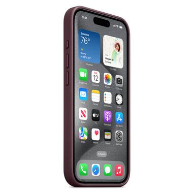 Чохол Epik FineWoven (AAA) with MagSafe Apple iPhone 15 Pro (6.1) Mulberry фото №3