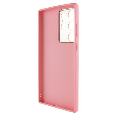 Шкіряний чохол Epik Xshield Samsung Galaxy S21 Ultra Рожевий / Pink фото №3
