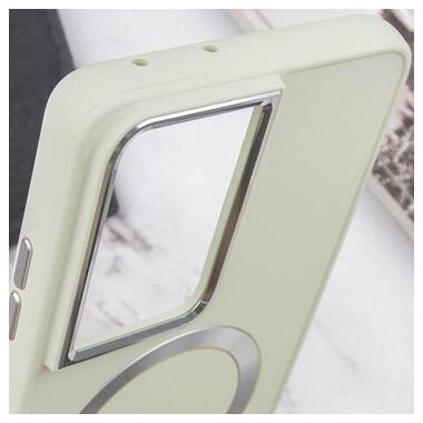TPU чохол Epik Bonbon Metal Style with MagSafe Samsung Galaxy S24 Ultra Білий / White фото №6