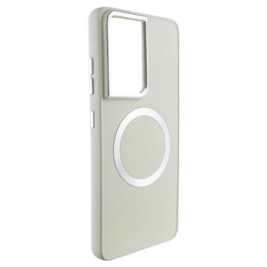 TPU чохол Epik Bonbon Metal Style with MagSafe Samsung Galaxy S24 Ultra Білий / White фото №1