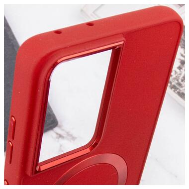 TPU чохол Epik Bonbon Metal Style with MagSafe Samsung Galaxy S24 Ultra Червоний / Red фото №5