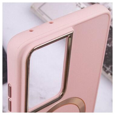 TPU чохол Epik Bonbon Metal Style with MagSafe Samsung Galaxy S24 Ultra Рожевий / Light Pink фото №5