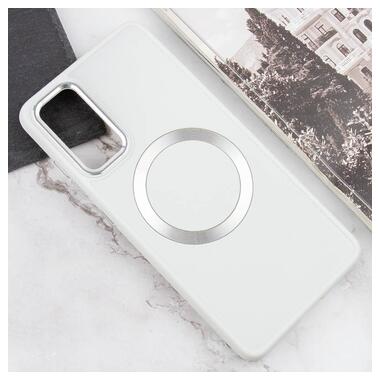 TPU чохол Epik Bonbon Metal Style with MagSafe Samsung Galaxy S24+ Білий / White фото №4