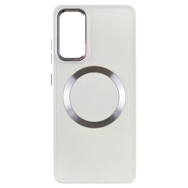 TPU чохол Epik Bonbon Metal Style with MagSafe Samsung Galaxy S24+ Білий / White фото №2