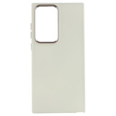 TPU чохол Epik Bonbon Metal Style Samsung Galaxy S24 Ultra Білий / White фото №2