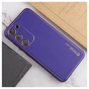 Шкіряний чохол Epik Xshield Samsung Galaxy S24+ Фіолетовий / Ultra Violet фото №4