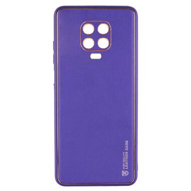 Шкіряний чохол Epik Xshield Xiaomi Redmi Note 9s / Note 9 Pro / Note 9 Pro Max Фіолетовий / Ultra Violet фото №1