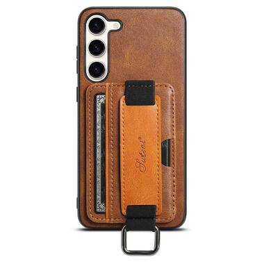 Шкіряний чохол Epik Wallet case and straps Samsung Galaxy A24 4G Коричневий / Brown фото №1