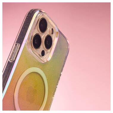 Чехол Epik TPU Galaxy Sparkle (MagFit) Apple iPhone 14 Pro Max (6.7) Chroma+Glitter фото №2