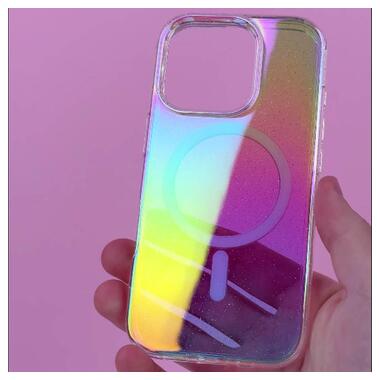 Чехол Epik TPU Galaxy Sparkle (MagFit) Apple iPhone 14 Pro Max (6.7) Chroma+Glitter фото №3