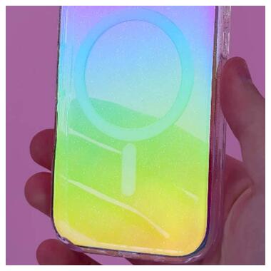 Чехол Epik TPU Galaxy Sparkle (MagFit) Apple iPhone 16 (6.1) Chroma+Glitter фото №2